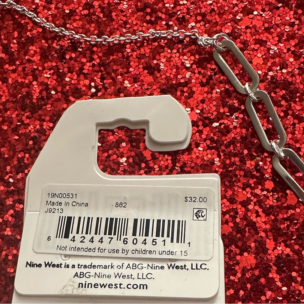 Nine West Turquoise Pendant Necklace - Picture 5 of 6
